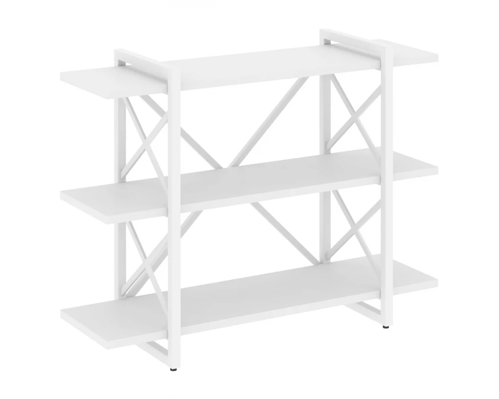 Стеллаж на регулируемых опорах - 3 полки 1200х400х910 Loft