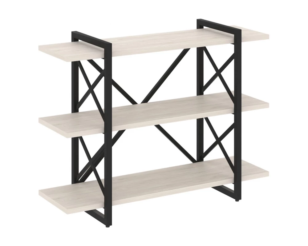 Стеллаж на регулируемых опорах - 3 полки 1200х400х910 Loft