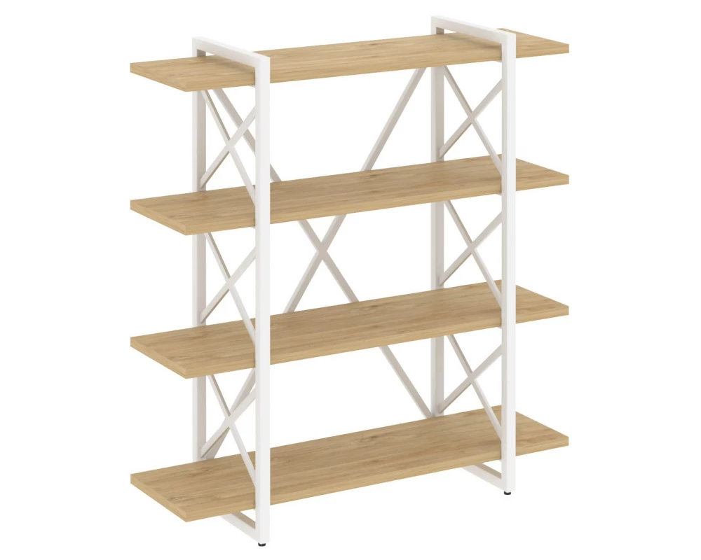 Стеллаж на регулируемых опорах - 4 полки 1200х400х1280 Loft