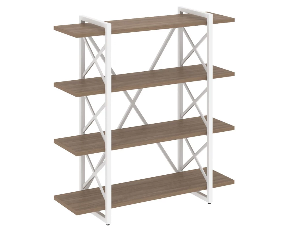 Стеллаж на регулируемых опорах - 4 полки 1200х400х1280 Loft