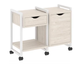 Тумба на колесных опорах наборная. Вариант №3 970х460х767 Loft images