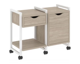 Тумба на колесных опорах наборная. Вариант №3 970х460х767 Loft images