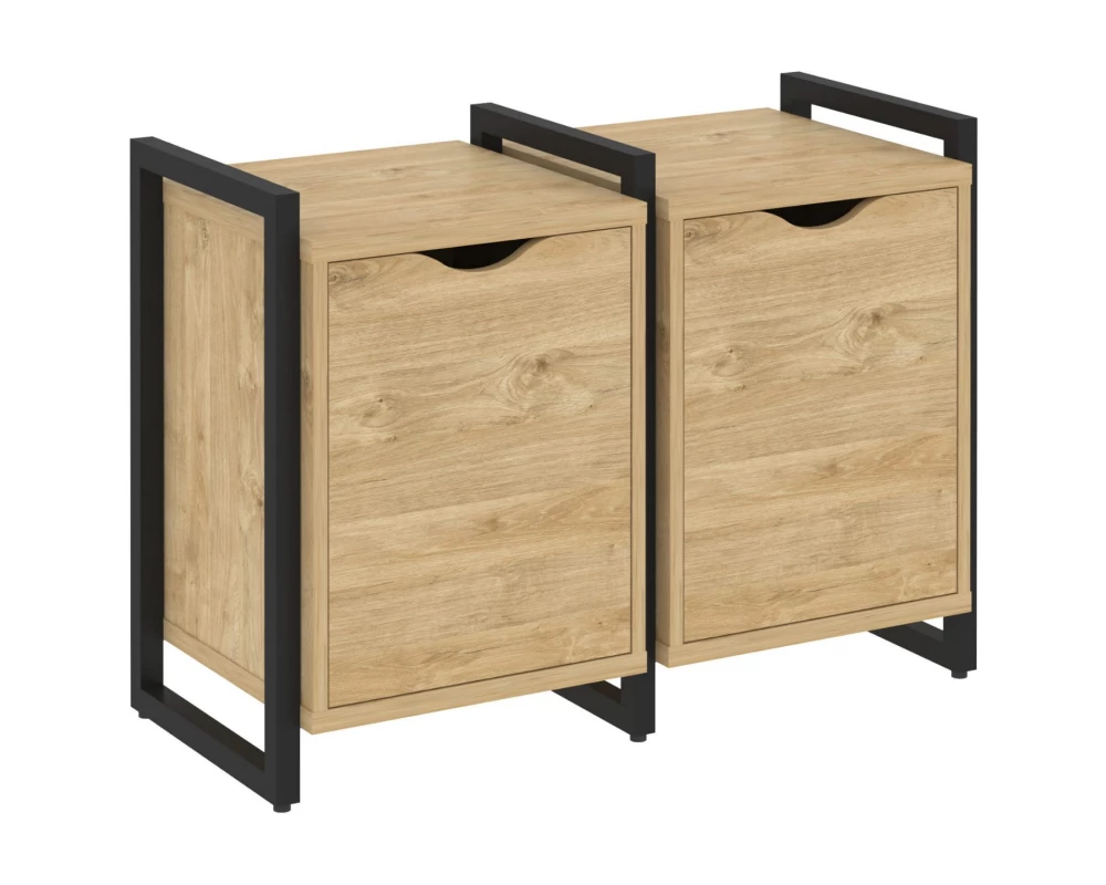 Тумба на регульруемых опорах наборная. Вариант №2 970х460х719 Loft