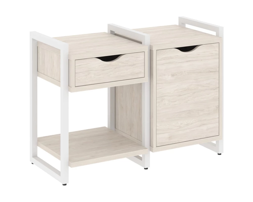 Тумба на регульруемых опорах наборная. Вариант №3 970х460х719 Loft