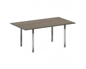 Стол переговорный на П-обр. м/к 1800x1000x750 Metal System Direct images