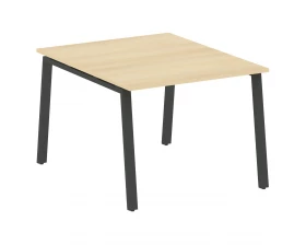 Переговорный стол (1 столешница) на А-образном м/к 100x123,5x75 Metal System images