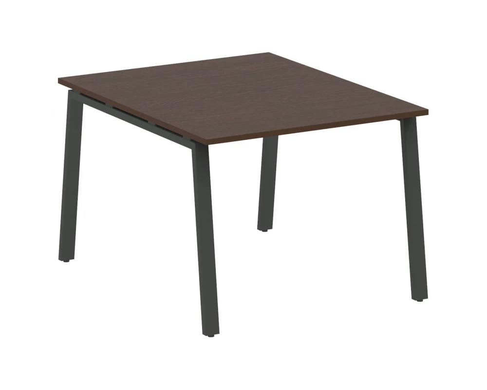 Переговорный стол (1 столешница) на А-образном м/к 100x123,5x75 Metal System