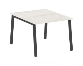 Переговорный стол (1 столешница) на А-образном м/к 100x123,5x75 Metal System images