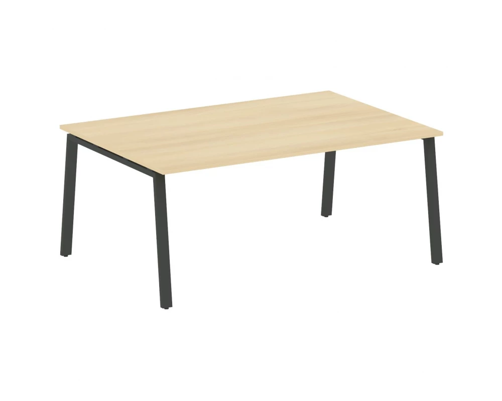 Переговорный стол (1 столешница) на А-образном м/к 180x123,5x75 Metal System