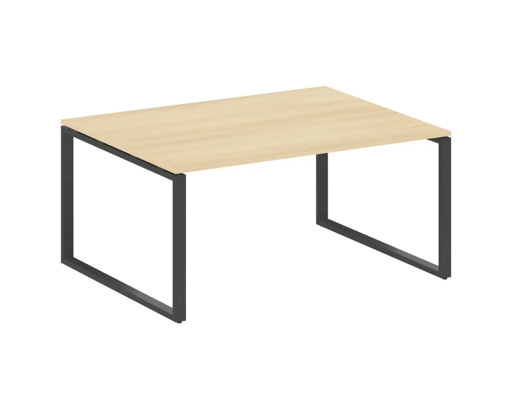Переговорный стол (1 столешница) на О-образном м/к 160x123,5x75 Metal System