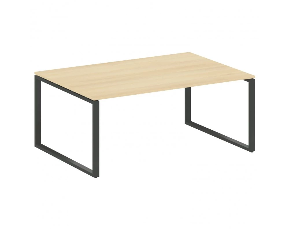 Переговорный стол (1 столешница) на О-образном м/к 180x123,5x75 Metal System