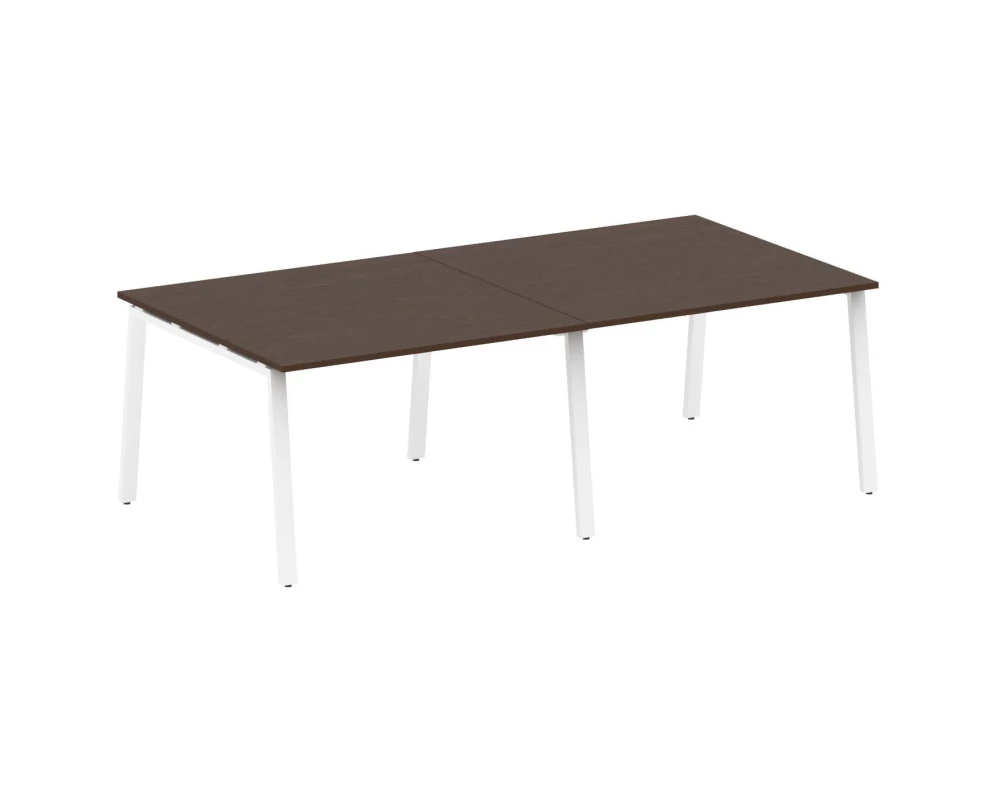Переговорный стол (2 столешницы) на А-образном м/к 240x123,5x75 Metal System