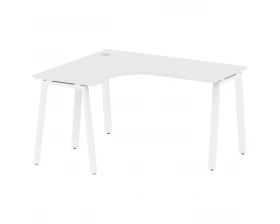 Стол криволинейный левый на А-образном м/к 140x120x75 Metal System images