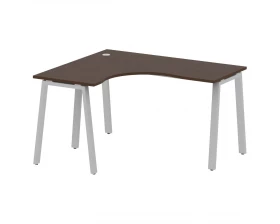 Стол криволинейный левый на А-образном м/к 140x120x75 Metal System images