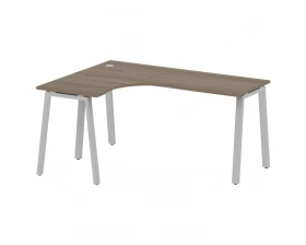 Стол криволинейный левый на А-образном м/к 160x120x75 Metal System images