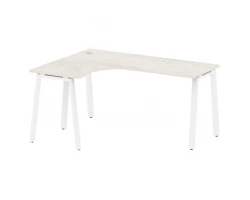 Стол криволинейный левый на А-образном м/к 160x120x75 Metal System images