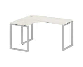 Стол криволинейный левый на О-образном м/к 140x120x75 Metal System images