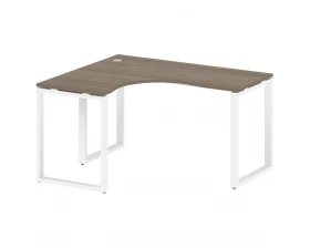 Стол криволинейный левый на О-образном м/к 140x120x75 Metal System images