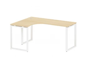 Стол криволинейный левый на О-образном м/к 160x120x75 Metal System images