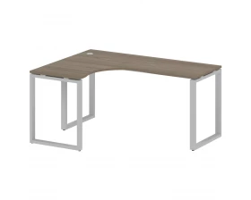 Стол криволинейный левый на О-образном м/к 160x120x75 Metal System images