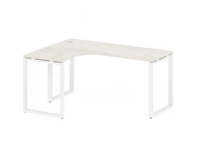 Стол криволинейный левый на О-образном м/к 160x120x75 Metal System images