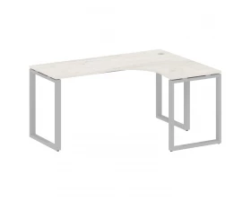 Стол криволинейный правый на О-образном м/к 160x120x75 Metal System images