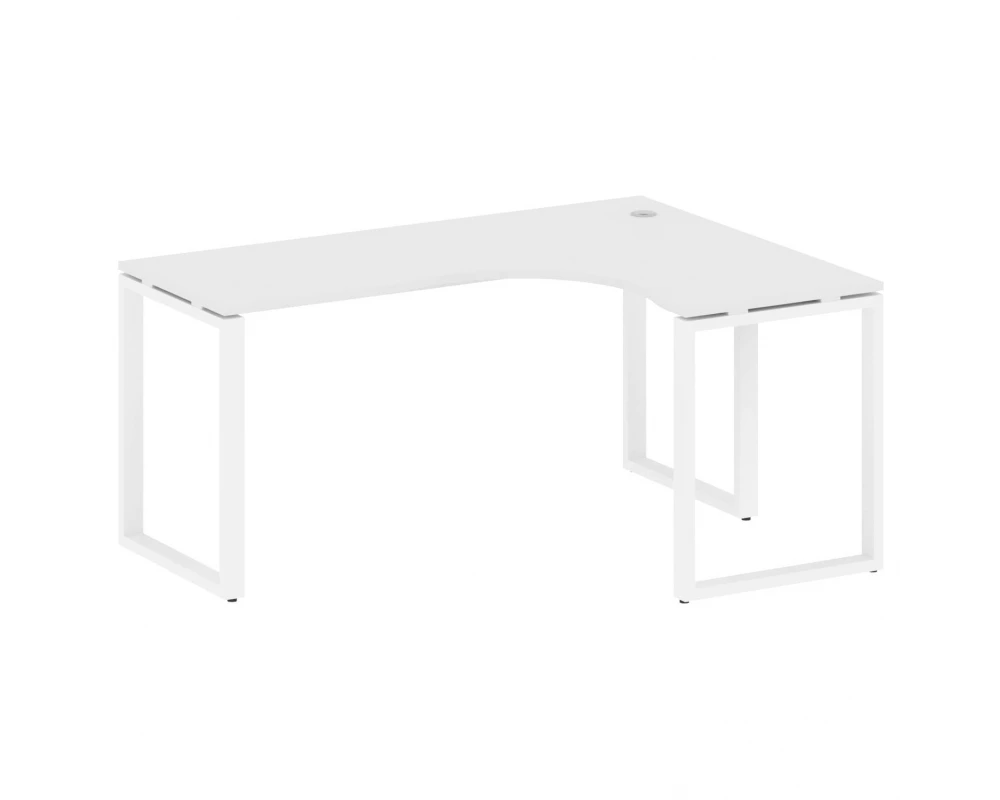 Стол криволинейный правый на О-образном м/к 160x120x75 Metal System