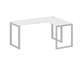 Стол криволинейный правый на О-образном м/к 160x120x75 Metal System images