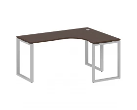 Стол криволинейный правый на О-образном м/к 160x120x75 Metal System images