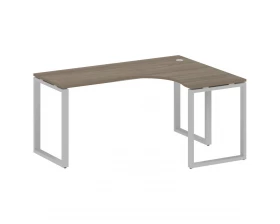 Стол криволинейный правый на О-образном м/к 160x120x75 Metal System images