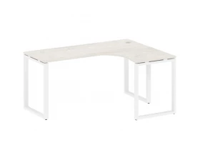 Стол криволинейный правый на О-образном м/к 160x120x75 Metal System images