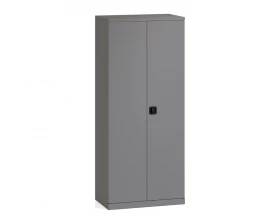 Гардероб металлический широкий, 2 полки + штанга Riva Metal images