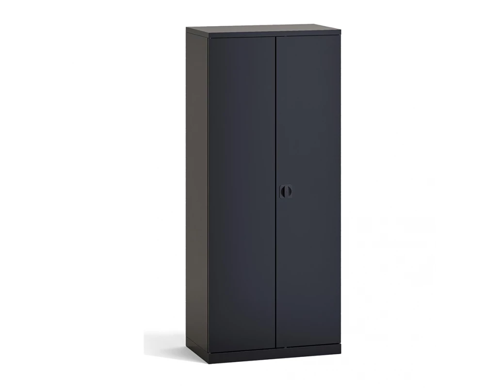 Гардероб металлический широкий, 2 полки + штанга Riva Metal