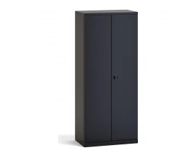 Гардероб металлический широкий, 2 полки + штанга Riva Metal images