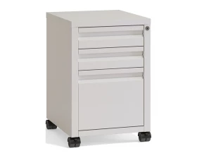 Тумба мобильная металлическая (центральный замок) Riva Metal images