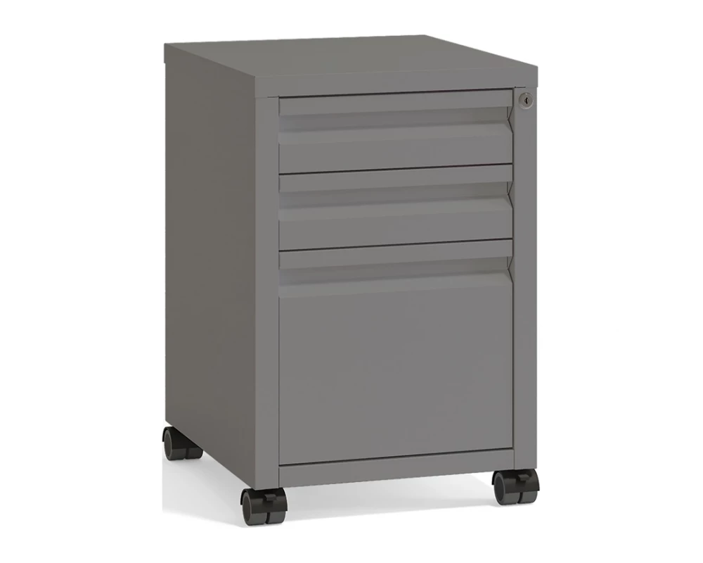 Тумба мобильная металлическая (центральный замок) Riva Metal