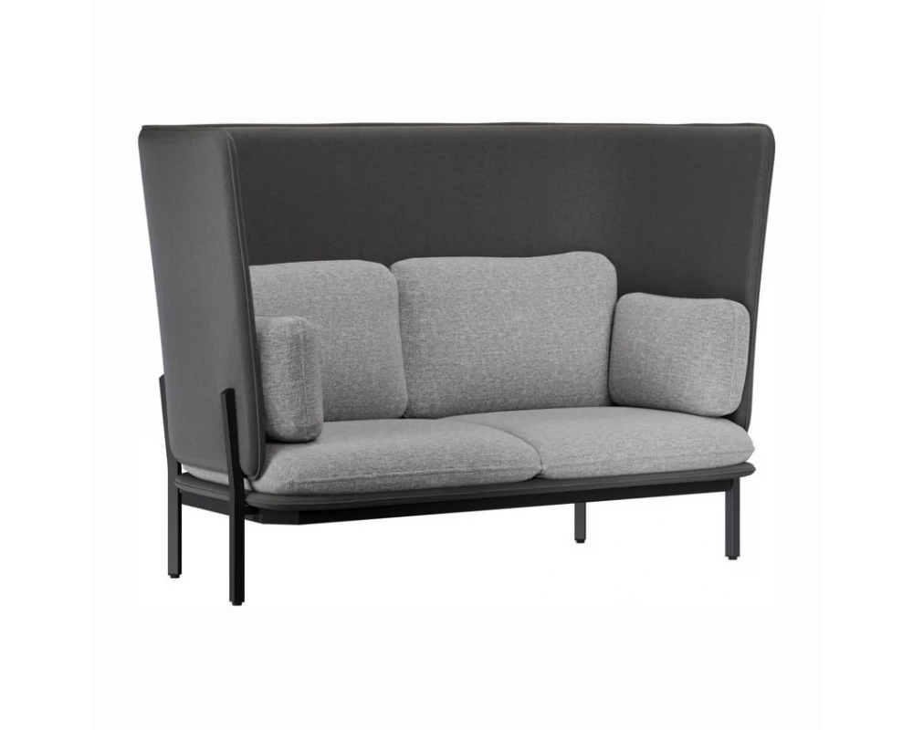 Диван двухместный с высокой спинкой Stato