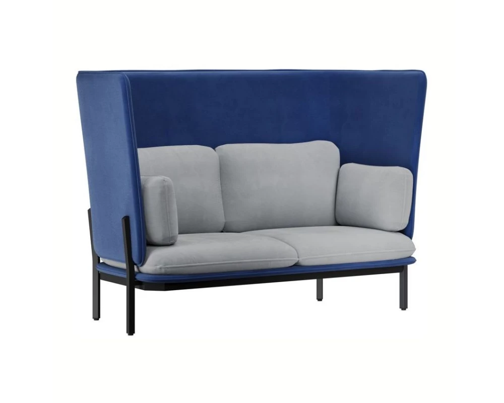 Диван двухместный с высокой спинкой Stato