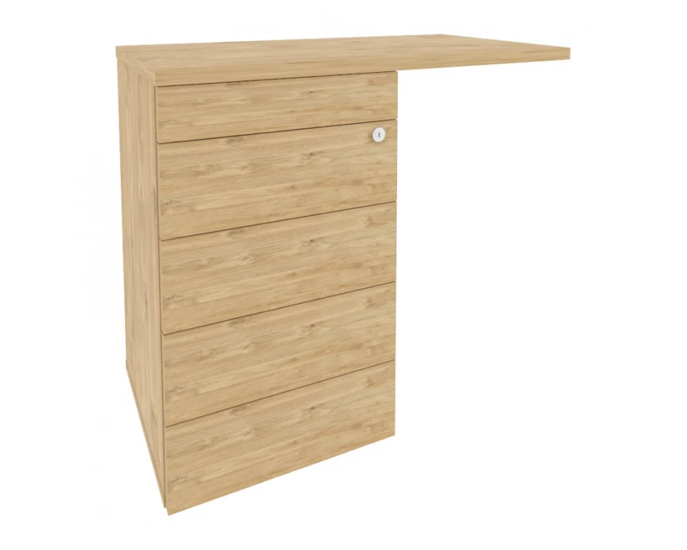 Тумба приставная (TIP-ON) (универсальная л/пр) 842x460x750 Onix Direct