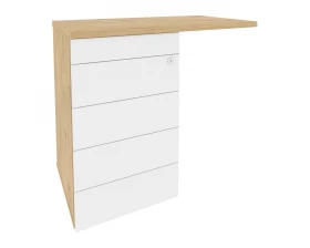 Тумба приставная (TIP-ON) (универсальная л/пр) 842x460x750 Onix Direct images