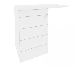 Тумба приставная (TIP-ON) (универсальная л/пр) 842x460x750 Onix Direct images