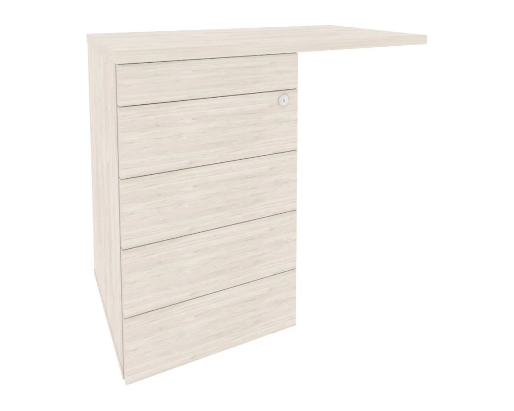 Тумба приставная (TIP-ON) (универсальная л/пр) 842x460x750 Onix Direct