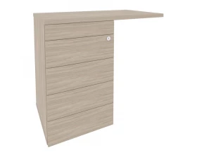 Тумба приставная (TIP-ON) (универсальная л/пр) 842x460x750 Onix Direct images