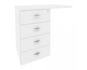 Тумба приставная (универсальная л/пр) 842x460x750 Onix Direct images