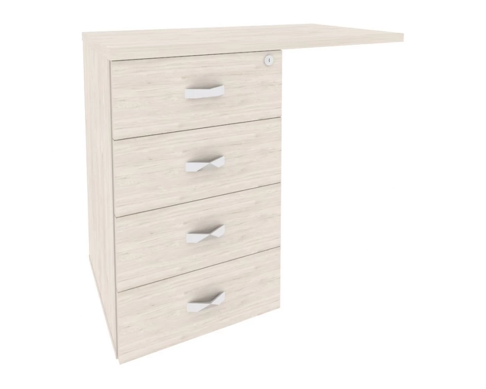 Тумба приставная (универсальная л/пр) 842x460x750 Onix Direct