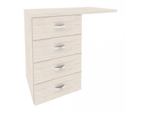 Тумба приставная (универсальная л/пр) 842x460x750 Onix Direct images