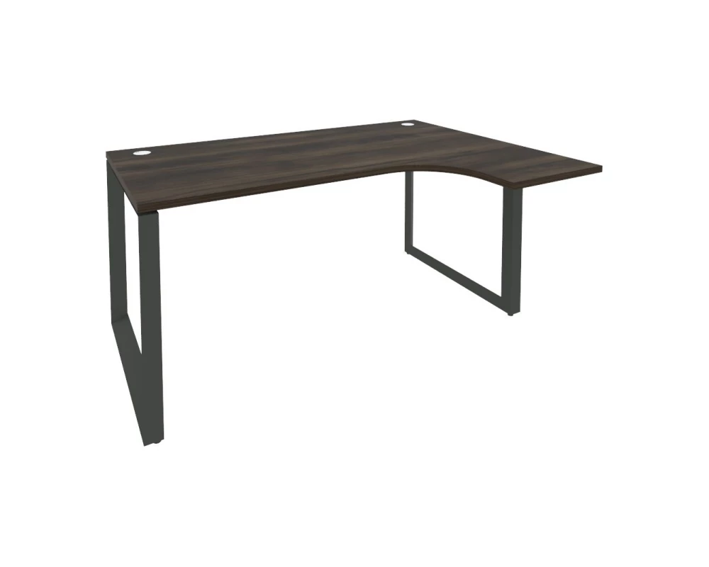 Стол эргономичный правый на О-образном м/к 1580x1180x750 (800/460) Onix