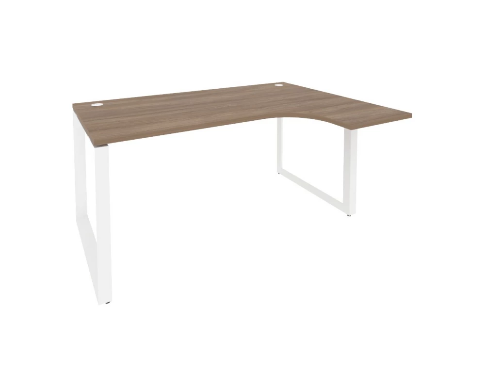 Стол эргономичный правый на О-образном м/к 1580x1180x750 (800/460) Onix