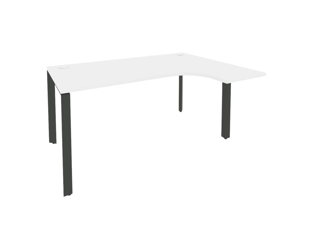 Стол эргономичный правый на П-образном м/к 1580x1180x750 (800/460) Onix