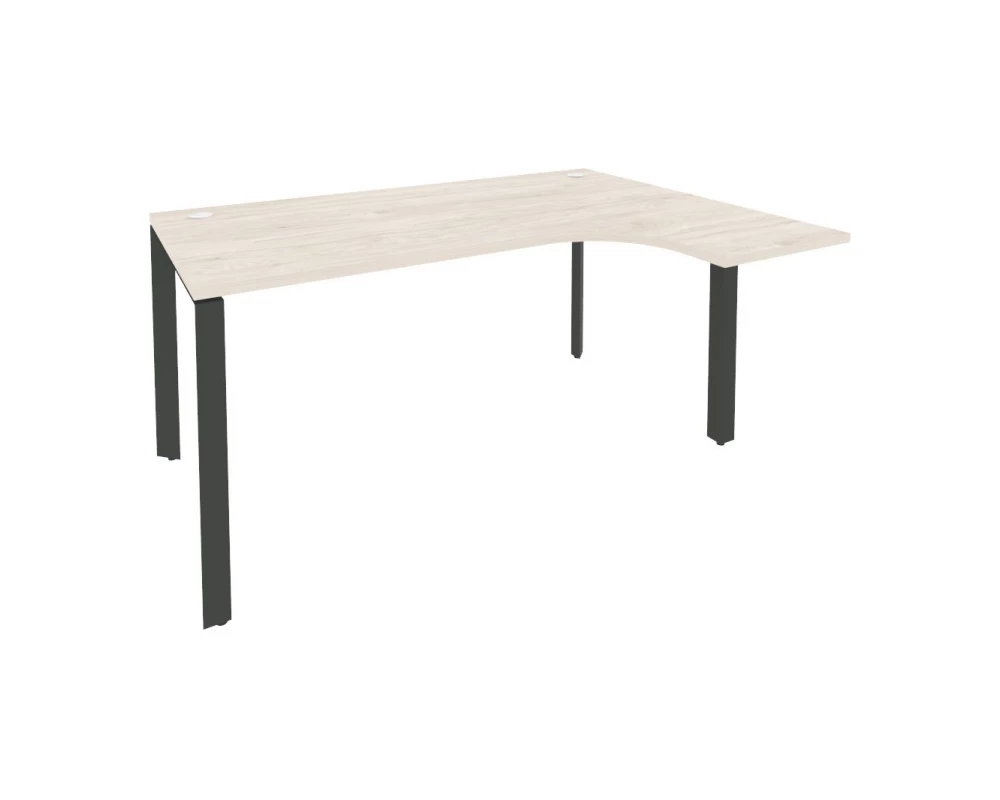 Стол эргономичный правый на П-образном м/к 1580x1180x750 (800/460) Onix